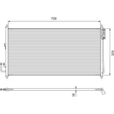 Valeo | Kondensator, Klimaanlage | 810909