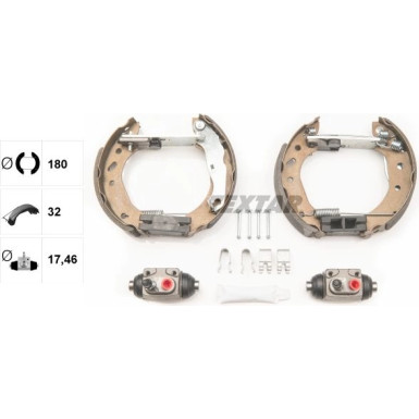Textar Bremsbackensatz Shoe Kit Pro 84048800
