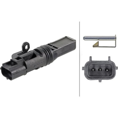 Hella | Drehzahlsensor, Schaltgetriebe | 6PU 009 146-891