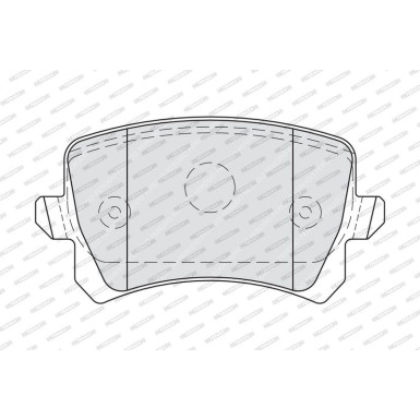 FDB4058 Bremsbelagsatz, Scheibenbremse PREMIER ECO FRICTION