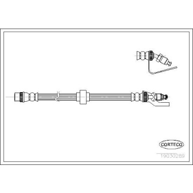 Corteco | Bremsschlauch | 19030289