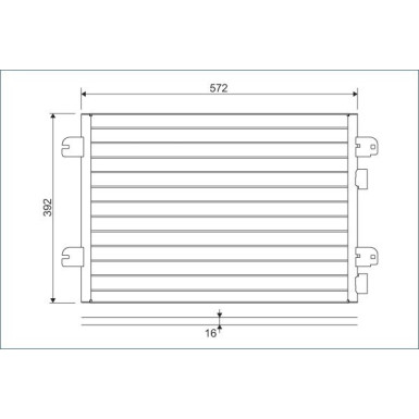817701 Kondensator, Klimaanlage
