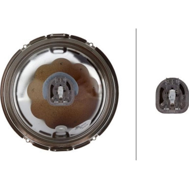 Hella | Scheinwerfereinsatz, Fernscheinwerfer | 1F8 147 077-011
