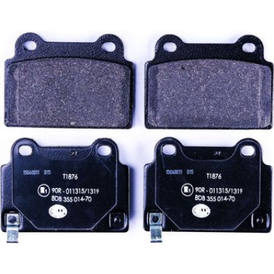 Hella | Bremsbelagsatz, Scheibenbremse | 8DB 355 014-701
