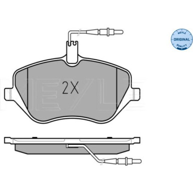 Meyle Bremsbelagsatz, Scheibenbremse MEYLE-ORIGINAL: True to OE 025 241 3317/W