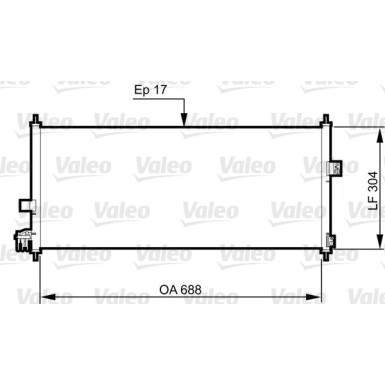 Valeo | Kondensator, Klimaanlage | 814328