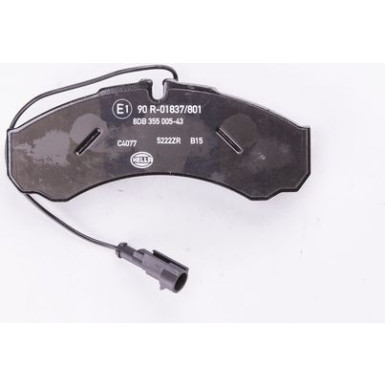 Hella | Bremsbelagsatz, Scheibenbremse | 8DB 355 005-431