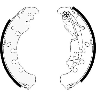 91065300 Bremsbackensatz