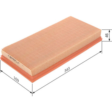 BOSCH 1 457 433 276 Luftfilter