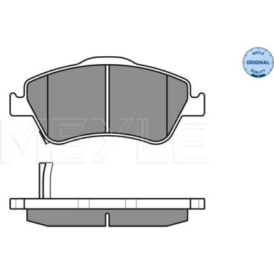 025 241 2219/W Bremsbelagsatz, Scheibenbremse MEYLE-ORIGINAL: True to OE.