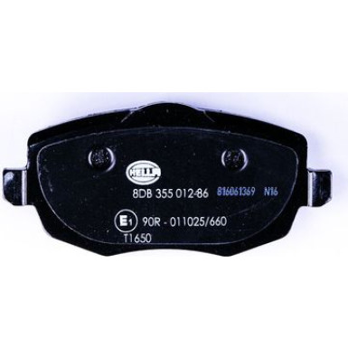 Hella Pagid | Bremsbelagsatz, Scheibenbremse | 8DB 355 012-861
