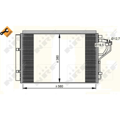 35996 Kondensator, Klimaanlage EASY FIT