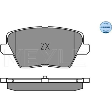 Meyle Bremsbelagsatz, Scheibenbremse MEYLE-ORIGINAL: True to OE 025 226 7516