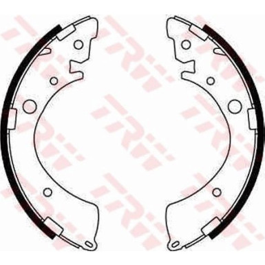 GS8245 Bremsbackensatz