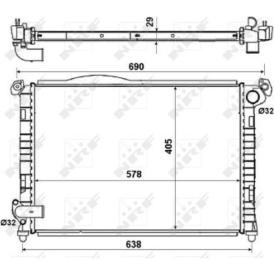 55338 Kühler, Motorkühlung EASY FIT 55338 Kühler, Motorkühlung EASY FIT