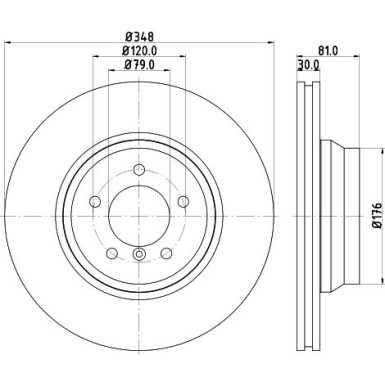 Hella | Bremsscheibe | 8DD 355 109-981