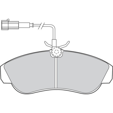 Valeo Bremsbelagsatz, Scheibenbremse ESSENTIAL 302061