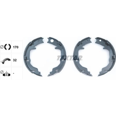 91073400 Bremsbackensatz, Feststellbremse