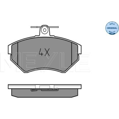 Meyle Bremsbelagsatz, Scheibenbremse MEYLE-ORIGINAL: True to OE 025 219 4519