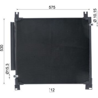 AC 1077 000S Kondensator, Klimaanlage BEHR