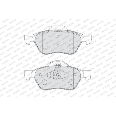 FDB1866 Bremsbelagsatz, Scheibenbremse PREMIER ECO FRICTION