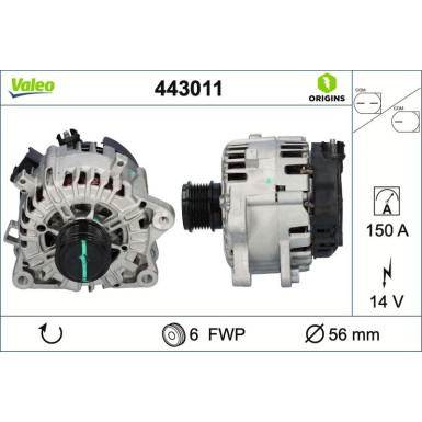 Valeo | Generator | 443011