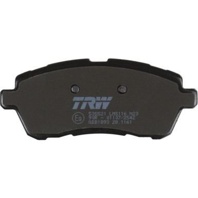 TRW Bremsbelagsatz, Scheibenbremse COTEC GDB1893