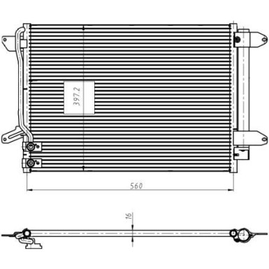 350507 Kondensator, Klimaanlage EASY FIT