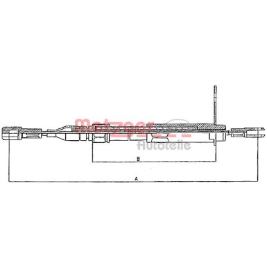 10.943 Seilzug, Feststellbremse 10.943 Seilzug, Feststellbremse