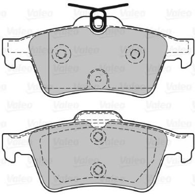 601358 Bremsbelagsatz, Scheibenbremse