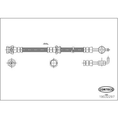 19032297 Bremsschlauch 19032297 Bremsschlauch
