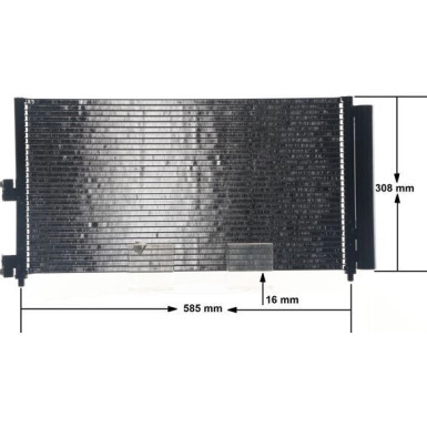 AC 372 000S Kondensator, Klimaanlage BEHR AC 372 000S Kondensator, Klimaanlage BEHR