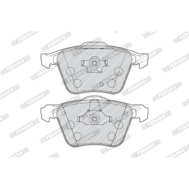 Ferodo | Bremsbelagsatz, Scheibenbremse | FDB1631 Ferodo | Bremsbelagsatz, Scheibenbremse | FDB1631