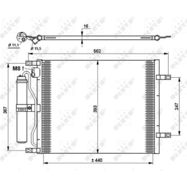 35783 Kondensator, Klimaanlage EASY FIT