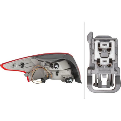 Hella | Heckleuchte | 2VA 354 995-041