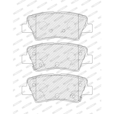 FDB5450 Bremsbelagsatz, Scheibenbremse PREMIER ECO FRICTION