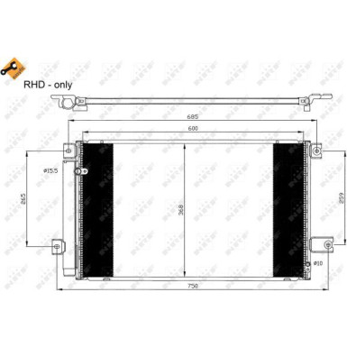 35629 Kondensator, Klimaanlage EASY FIT