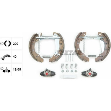 84044705 Bremsbackensatz Shoe Kit Pro