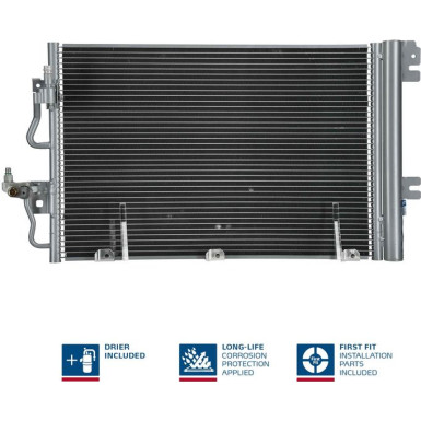 94767 Kondensator, Klimaanlage ** FIRST FIT **