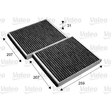 715690 Filter, Innenraumluft VALEO PROTECT