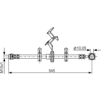 1 987 481 077 Bremsschlauch 1 987 481 077 Bremsschlauch
