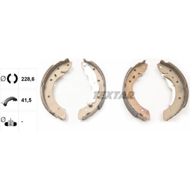 91050000 Bremsbackensatz