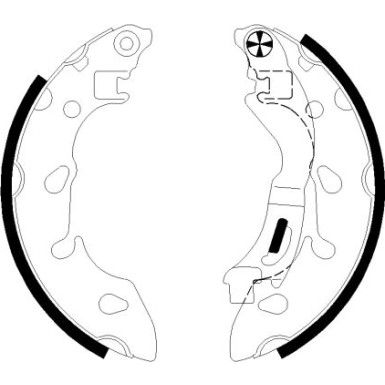 91079700 Bremsbackensatz