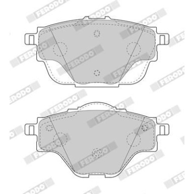 Ferodo | Bremsbelagsatz, Scheibenbremse | FDB4766 Ferodo | Bremsbelagsatz, Scheibenbremse | FDB4766