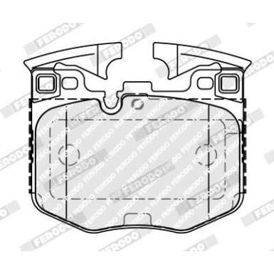 Ferodo | Bremsbelagsatz, Scheibenbremse | FDB5055 Ferodo | Bremsbelagsatz, Scheibenbremse | FDB5055