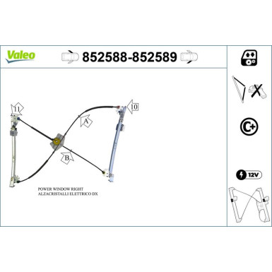 Valeo | Fensterheber | 852588