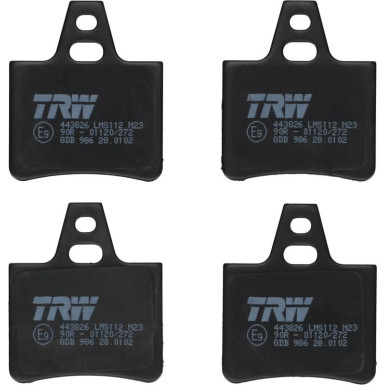 TRW Bremsbelagsatz, Scheibenbremse GDB986