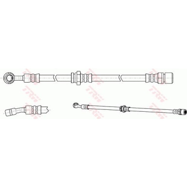 PHD1017 Bremsschlauch