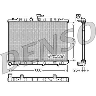 Denso | Kühler, Motorkühlung | DRM21055