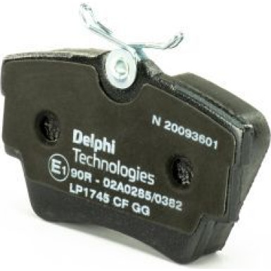 Delphi Bremsbelagsatz, Scheibenbremse LP1745